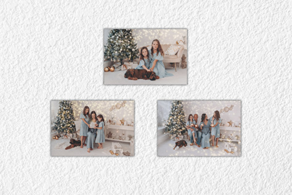 Tlač na preglejku sada 3 kusov 15x10 cm z vlastnej fotografie