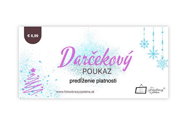 Predĺženie darčekového poukazu