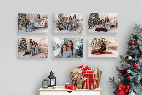Fotoobrazy sada 6 kusov: 30x20 cm s vlastnými fotografiami
